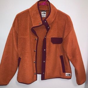 North Face S Orange Jacket